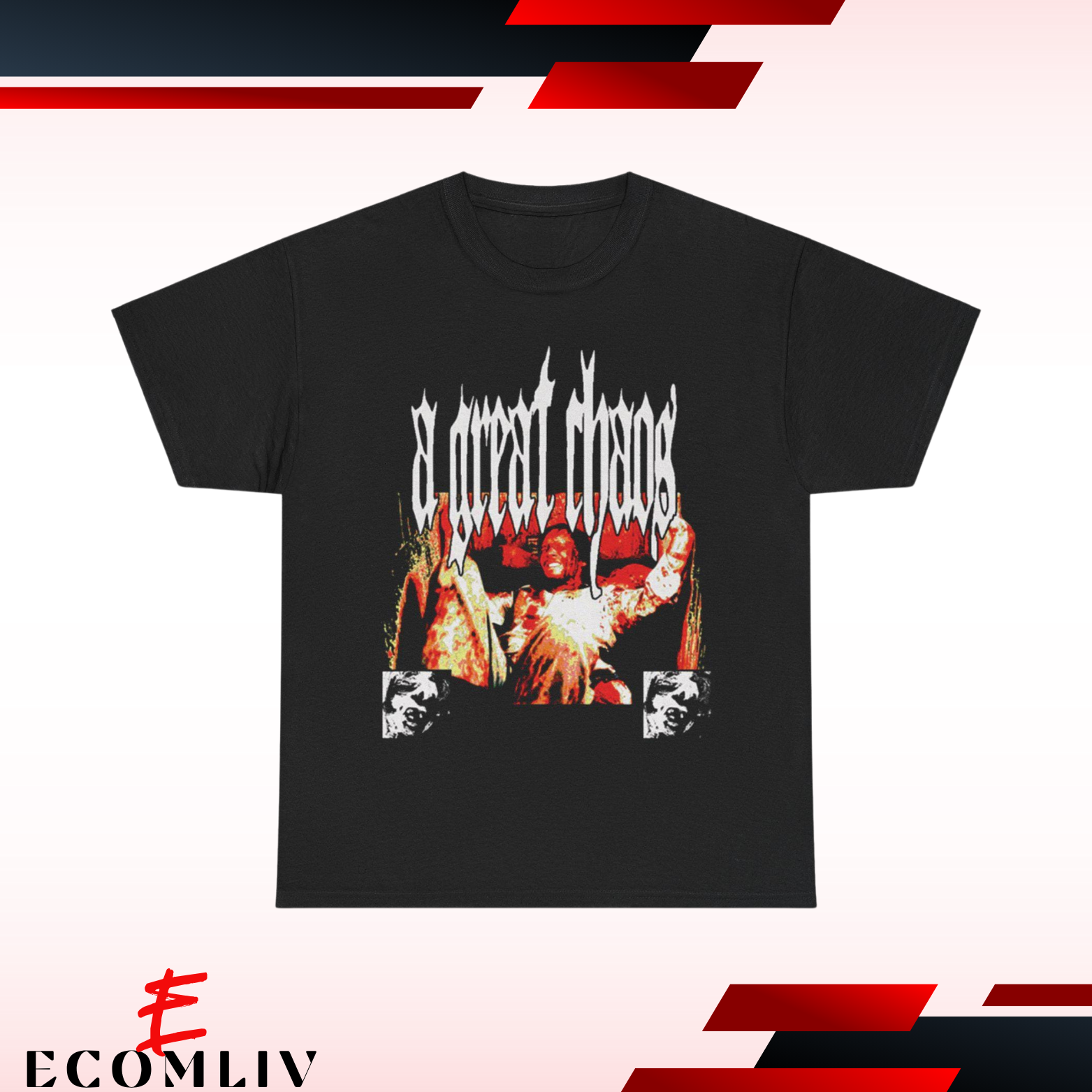Ken Carson Agc T-Shirt, A Great Chaos Album Tee, Hhe Tour Merch, Unisex Streetwear